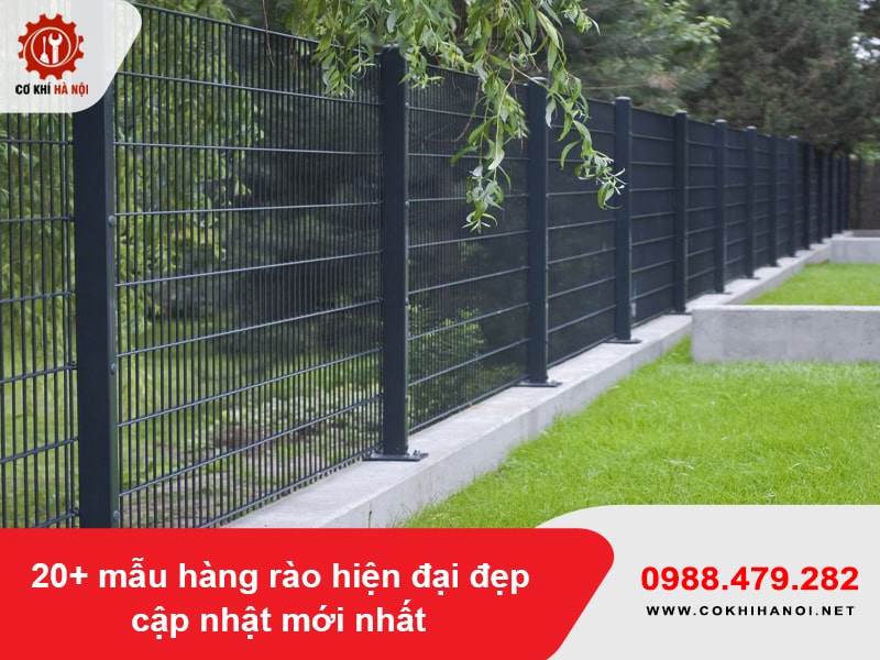 20+ mẫu hàng rào hiện đại đẹp cập nhật mới nhất 2025