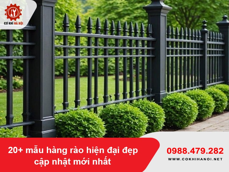 20+ mẫu hàng rào hiện đại đẹp cập nhật mới nhất 2025