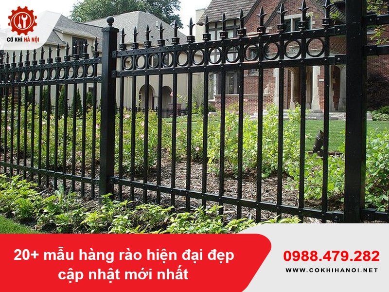 20+ mẫu hàng rào hiện đại đẹp cập nhật mới nhất 2025