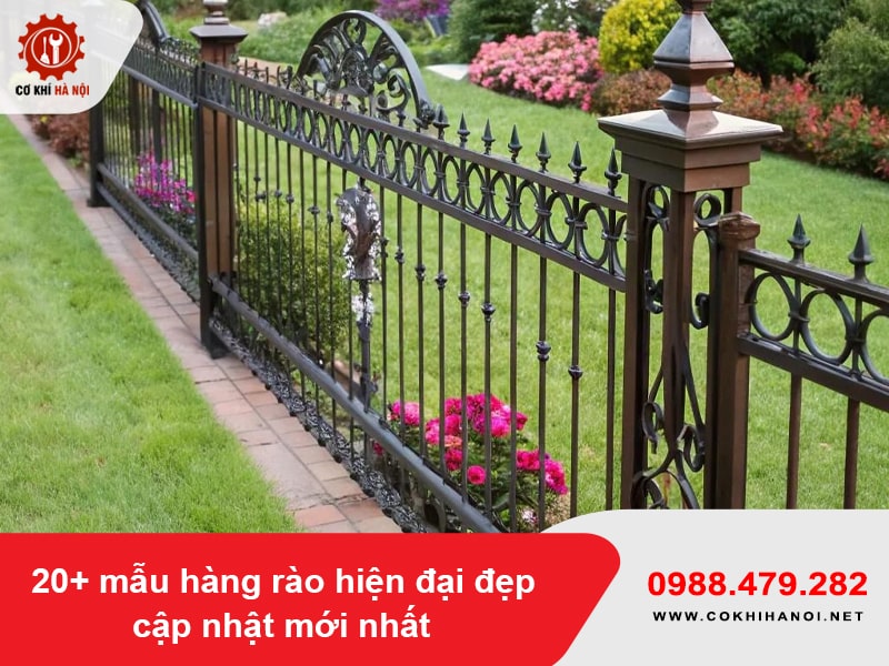 20+ mẫu hàng rào hiện đại đẹp cập nhật mới nhất 2025