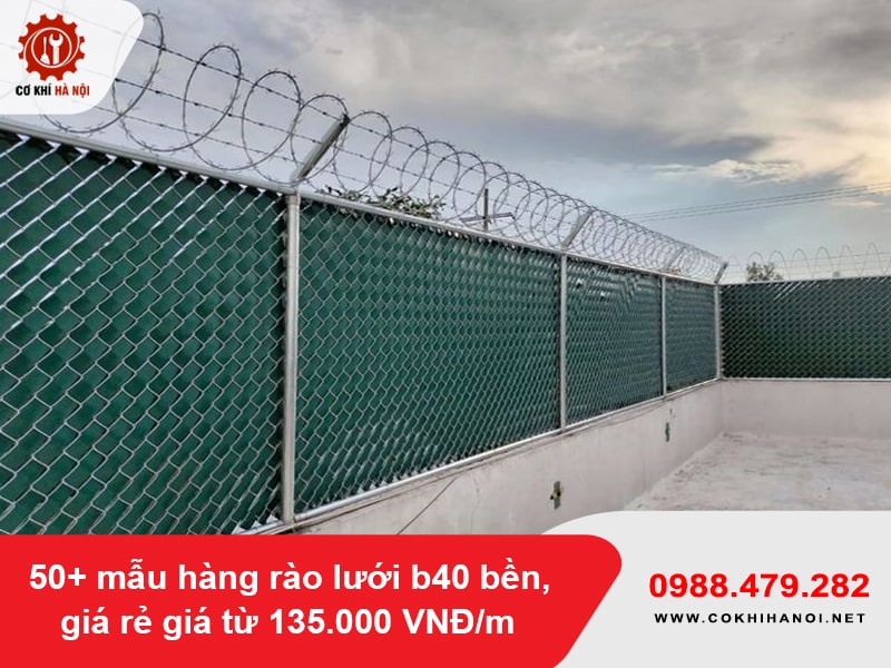 50+ mẫu hàng rào lưới b40 bền, giá rẻ giá từ 135.000 VNĐ/m 50+ mẫu hàng rào lưới b40 bền, giá rẻ giá từ 135.000 VNĐ/m