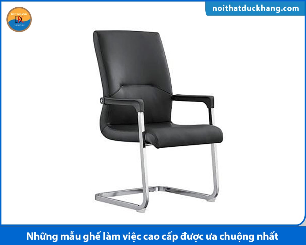 Ghế làm việc cao cấp chân quỳ, tay vịn ốp nhựa PP Đức Khang Tommy-V Ghế làm việc cao cấp chân quỳ, tay vịn ốp nhựa PP Đức Khang Tommy-V