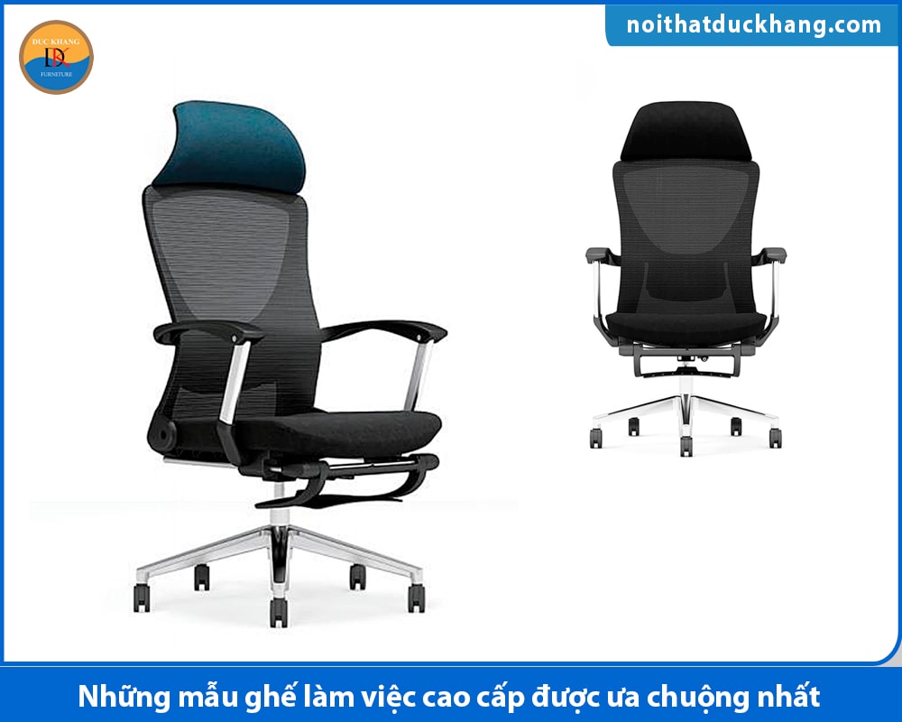 Ghế làm việc cao cấp lưng lưới có chỗ gác chân Noll-H mesh Ghế làm việc cao cấp lưng lưới có chỗ gác chân Noll-H mesh