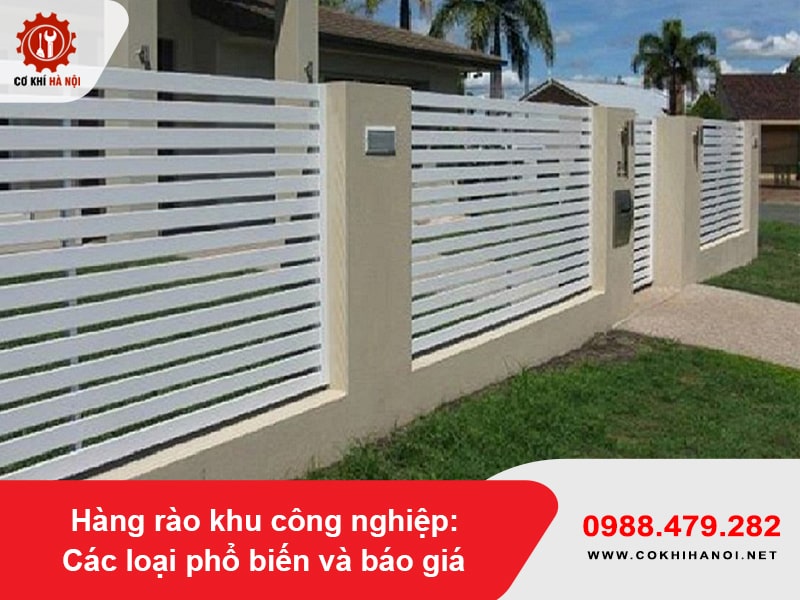 Hàng rào sắt hộp