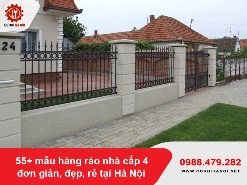 55+ mẫu hàng rào nhà cấp 4 đơn giản, đẹp, rẻ tại Hà Nội 55+ mẫu hàng rào nhà cấp 4 đơn giản, đẹp, rẻ tại Hà Nội