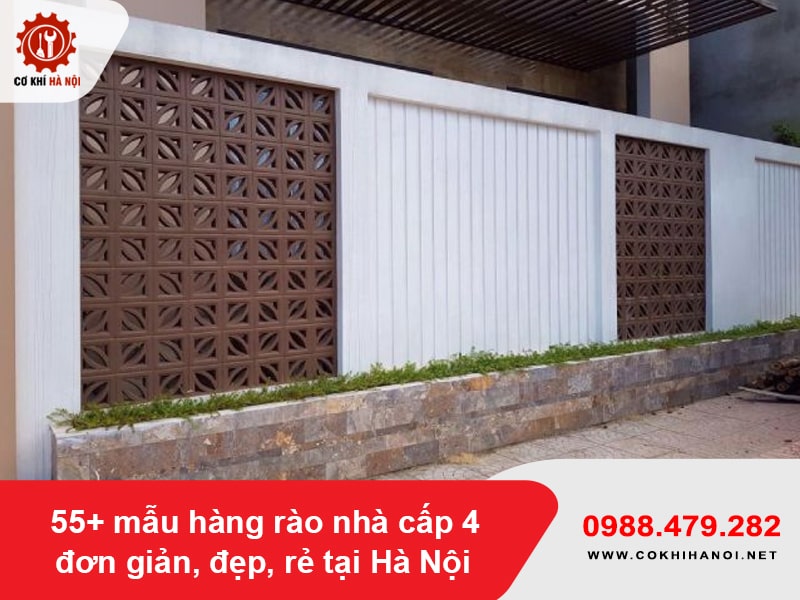 Hàng rào xây gạch kiên cố Hàng rào xây gạch kiên cố
