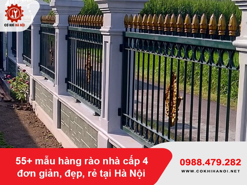 55+ mẫu hàng rào nhà cấp 4 đơn giản, đẹp, rẻ tại Hà Nội 55+ mẫu hàng rào nhà cấp 4 đơn giản, đẹp, rẻ tại Hà Nội