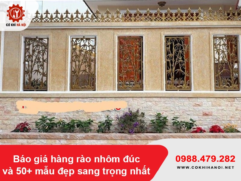 Báo giá hàng rào nhôm đúc và 50+ mẫu đẹp sang trọng nhất Báo giá hàng rào nhôm đúc và 50+ mẫu đẹp sang trọng nhất