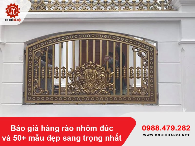 Báo giá hàng rào nhôm đúc và 50+ mẫu đẹp sang trọng nhất Báo giá hàng rào nhôm đúc và 50+ mẫu đẹp sang trọng nhất