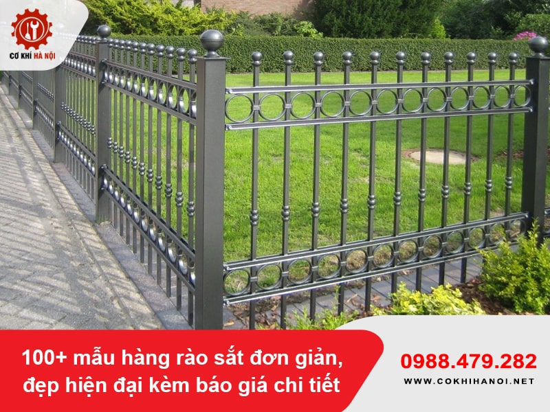 100+ mẫu hàng rào sắt đơn giản, đẹp hiện đại kèm báo giá chi tiết 100+ mẫu hàng rào sắt đơn giản, đẹp hiện đại kèm báo giá chi tiết