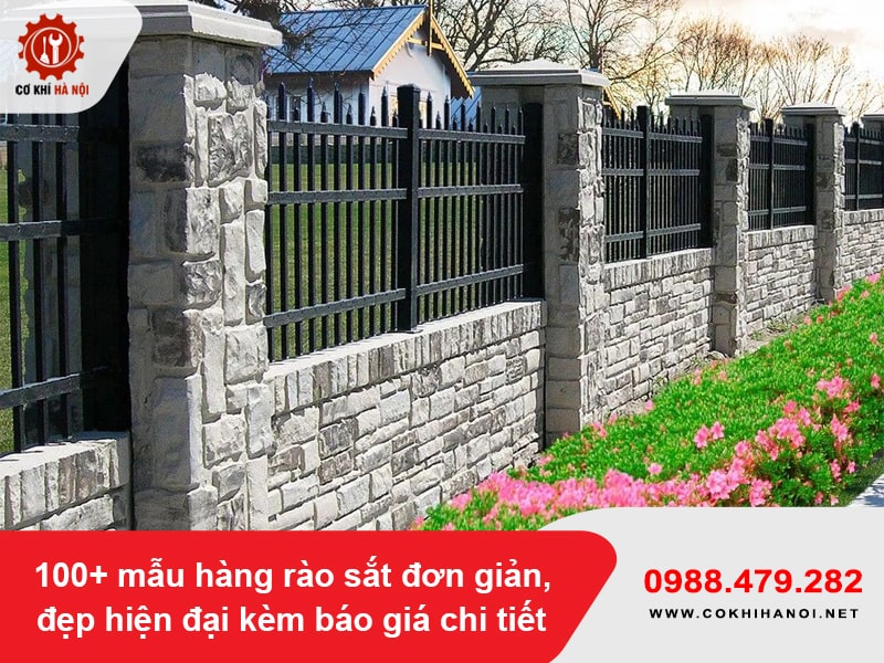 100+ mẫu hàng rào sắt đơn giản, đẹp hiện đại kèm báo giá chi tiết 100+ mẫu hàng rào sắt đơn giản, đẹp hiện đại kèm báo giá chi tiết