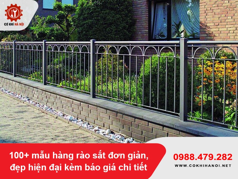 100+ mẫu hàng rào sắt đơn giản, đẹp hiện đại kèm báo giá chi tiết 100+ mẫu hàng rào sắt đơn giản, đẹp hiện đại kèm báo giá chi tiết