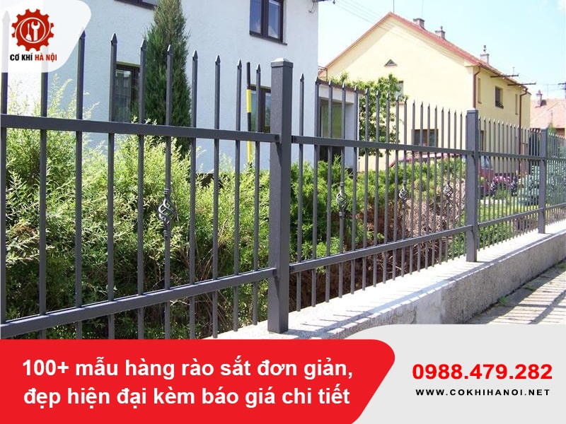 100+ mẫu hàng rào sắt đơn giản, đẹp hiện đại kèm báo giá chi tiết 100+ mẫu hàng rào sắt đơn giản, đẹp hiện đại kèm báo giá chi tiết