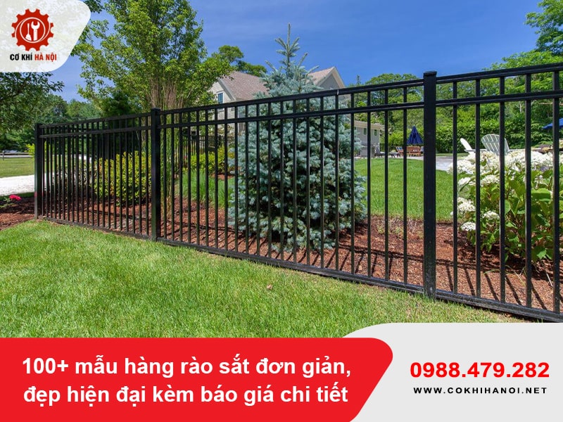 100+ mẫu hàng rào sắt đơn giản, đẹp hiện đại kèm báo giá chi tiết 100+ mẫu hàng rào sắt đơn giản, đẹp hiện đại kèm báo giá chi tiết
