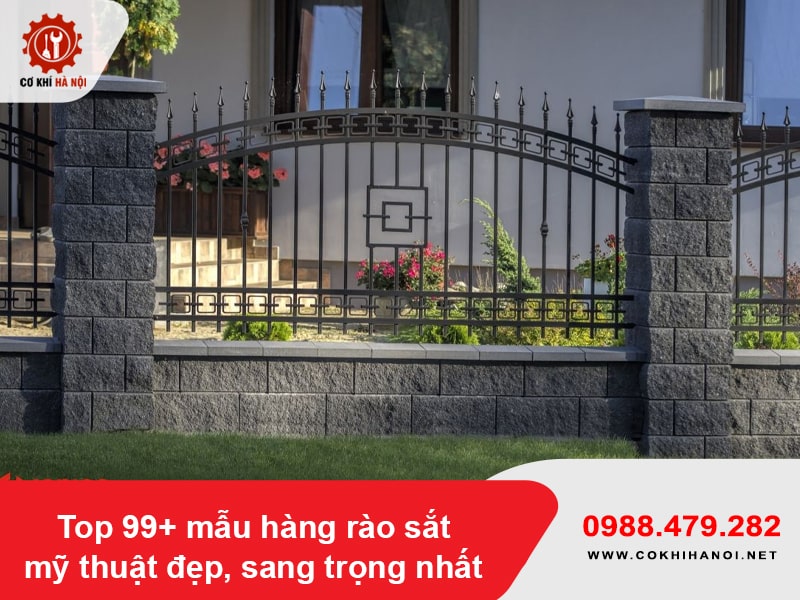 Top 99+ mẫu hàng rào sắt mỹ thuật đẹp, sang trọng nhất Top 99+ mẫu hàng rào sắt mỹ thuật đẹp, sang trọng nhất