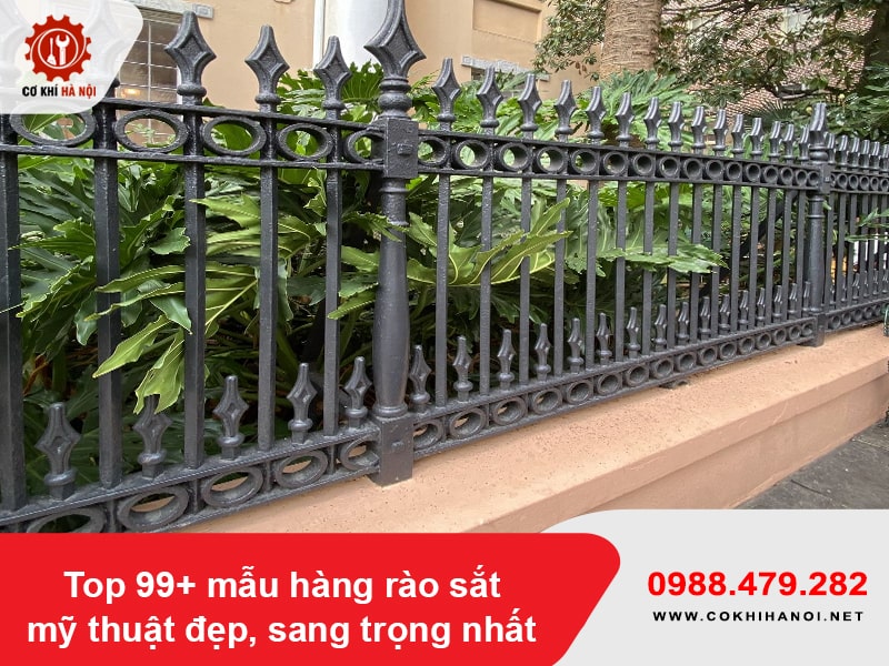 Top 99+ mẫu hàng rào sắt mỹ thuật đẹp, sang trọng nhất Top 99+ mẫu hàng rào sắt mỹ thuật đẹp, sang trọng nhất
