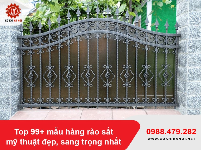 Top 99+ mẫu hàng rào sắt mỹ thuật đẹp, sang trọng nhất Top 99+ mẫu hàng rào sắt mỹ thuật đẹp, sang trọng nhất