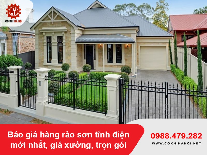 Báo giá hàng rào sơn tĩnh điện mới nhất, giá xưởng, trọn gói Báo giá hàng rào sơn tĩnh điện mới nhất, giá xưởng, trọn gói