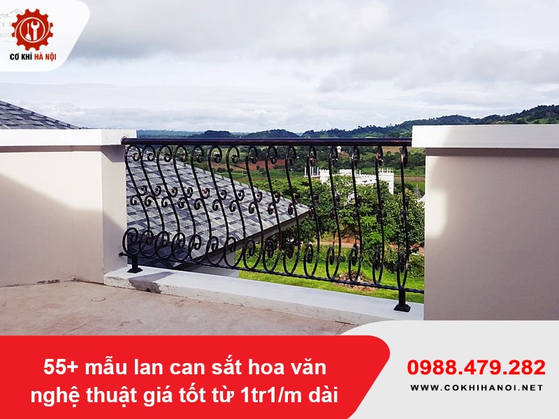 55+ mẫu lan can sắt hoa văn nghệ thuật giá tốt từ 1tr1/m dài