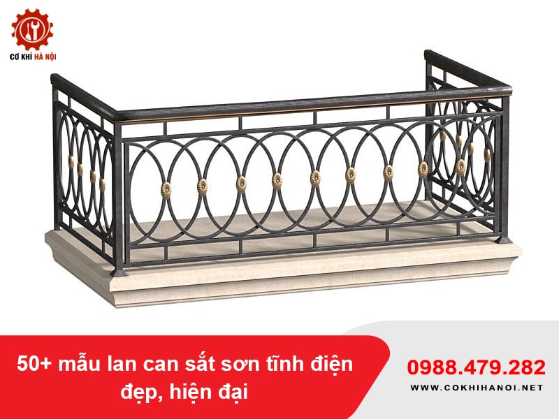 50+ mẫu lan can sắt sơn tĩnh điện đẹp, hiện đại 2026