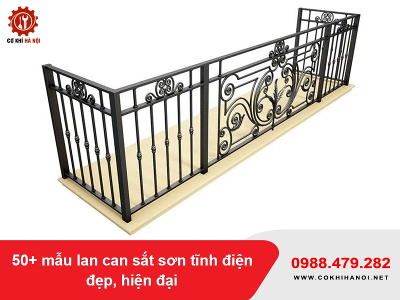50+ mẫu lan can sắt sơn tĩnh điện đẹp, hiện đại 2026