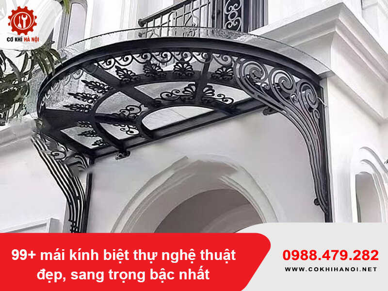 99+ mẫu mái kính biệt thự nghệ thuật đẹp, sang trọng bậc nhất