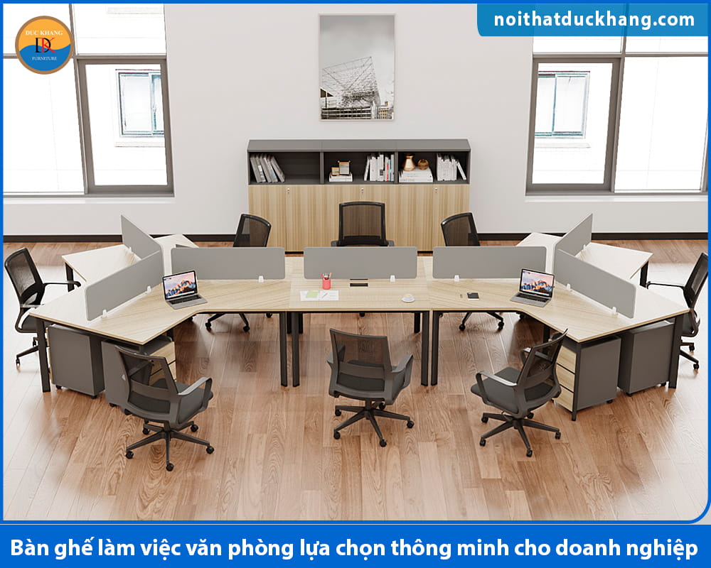 Bàn ghế làm việc văn phòng lựa chọn thông minh cho doanh nghiệp