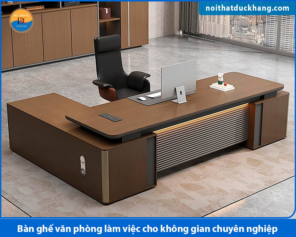 Bàn ghế văn phòng làm việc cho không gian chuyên nghiệp