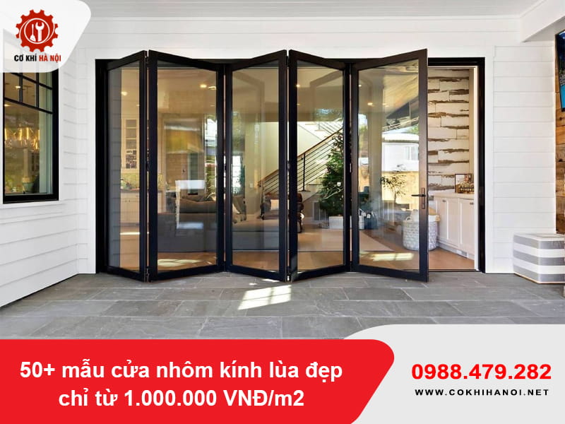 50+ mẫu cửa nhôm kính lùa đẹp chỉ từ 1.000.000 VNĐ/m2