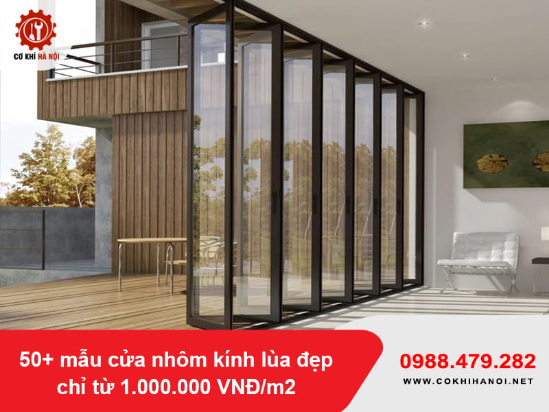 50+ mẫu cửa nhôm kính lùa đẹp chỉ từ 1.000.000 VNĐ/m2