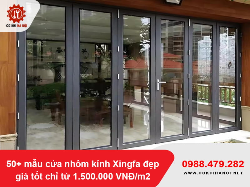 50+ mẫu cửa nhôm kính Xingfa đẹp, giá từ 1.500.000 VNĐ/m2