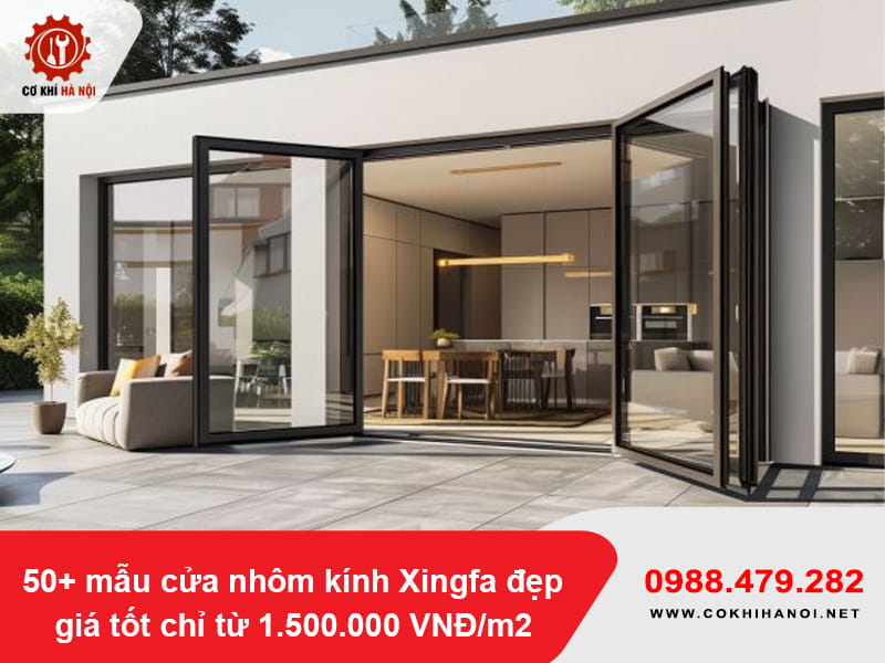 50+ mẫu cửa nhôm kính Xingfa đẹp, giá từ 1.500.000 VNĐ/m2