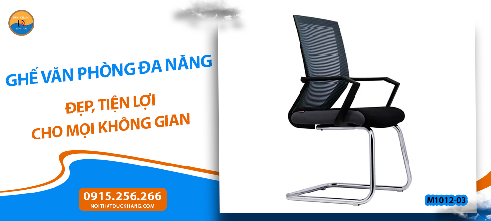 Ghế văn phòng đa năng đẹp, tiện lợi cho mọi không gian