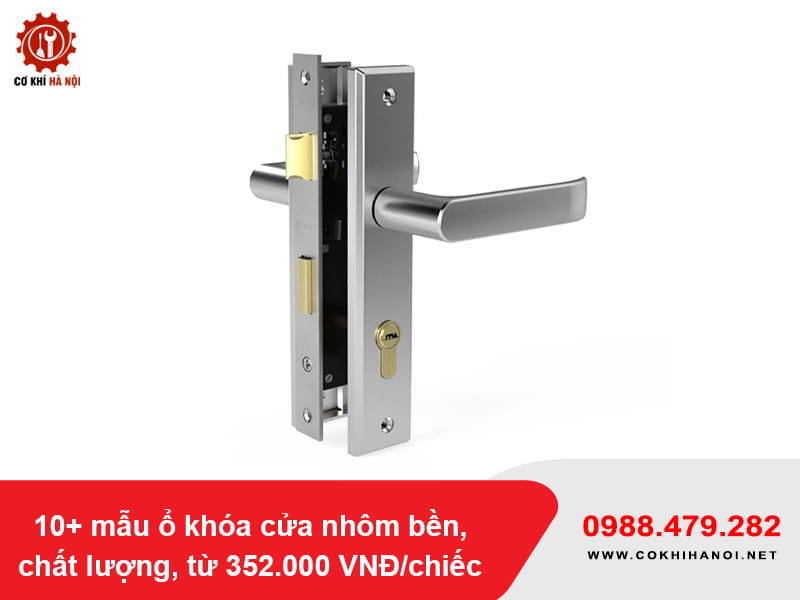 Ổ khóa cửa nhôm tay gạt