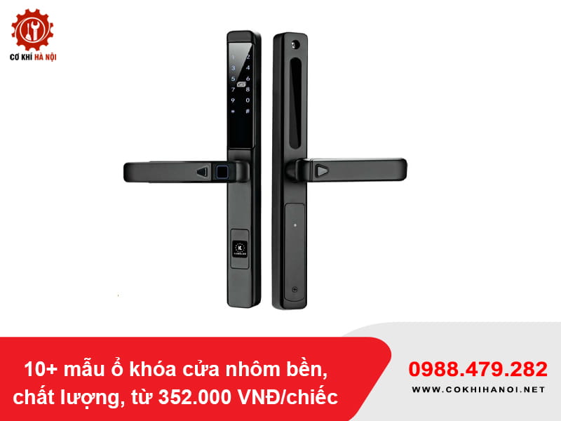 Ổ khóa cửa nhôm điện tử