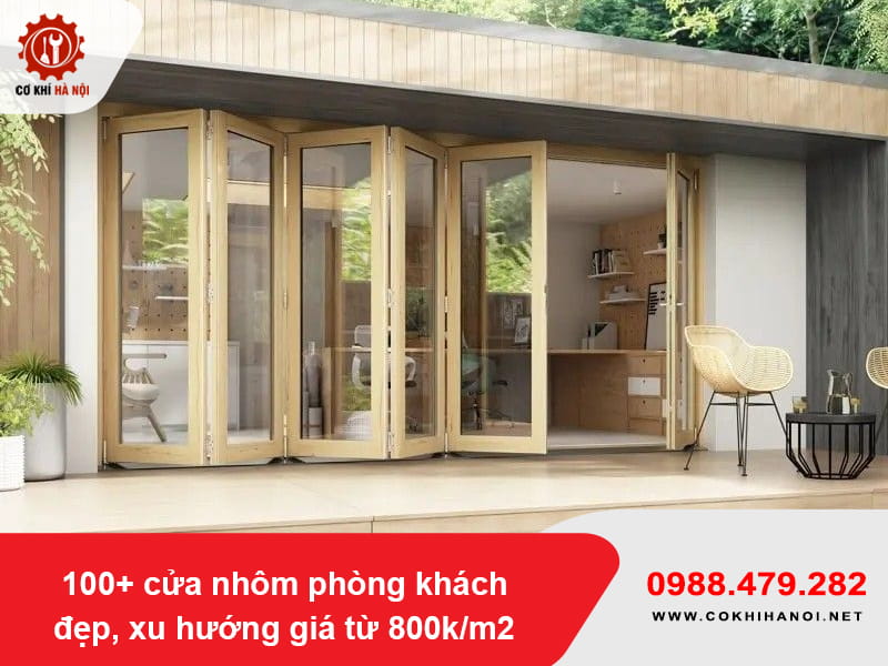 100+ cửa nhôm phòng khách đẹp, xu hướng giá từ 800k/m2