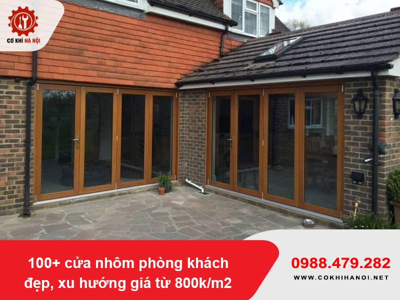 100+ cửa nhôm phòng khách đẹp, xu hướng giá từ 800k/m2