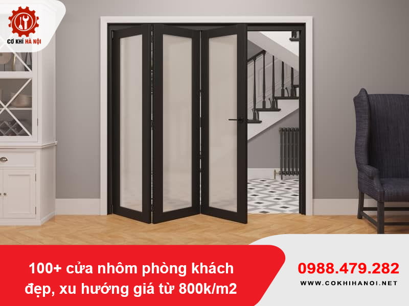 100+ cửa nhôm phòng khách đẹp, xu hướng giá từ 800k/m2