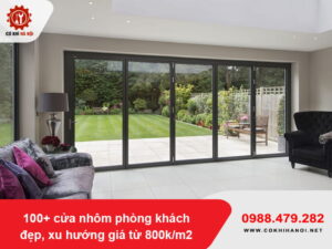 100+ cửa nhôm phòng khách đẹp, xu hướng giá từ 800k/m2