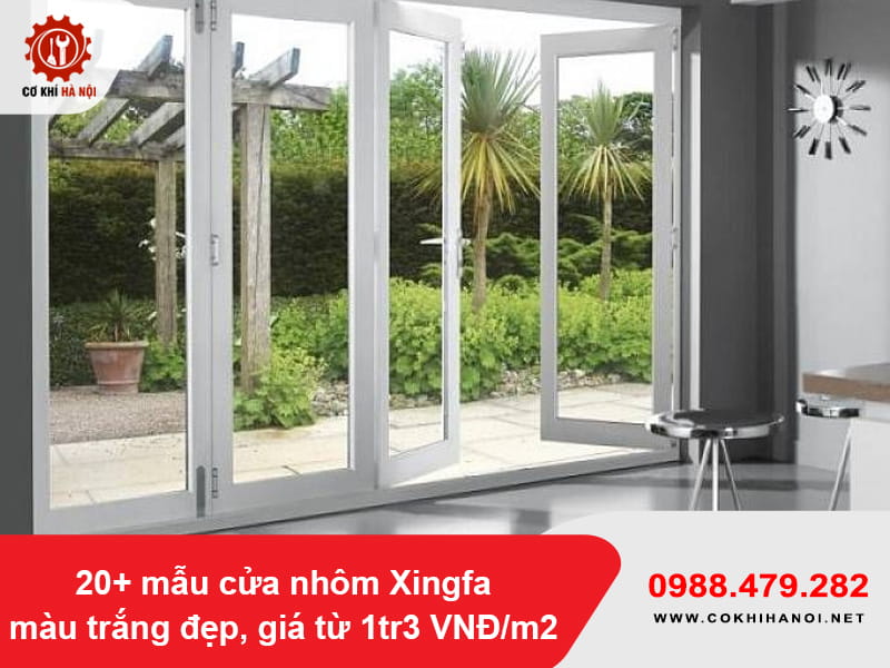 20+ mẫu cửa nhôm Xingfa màu trắng đẹp, giá từ 1tr3 VNĐ/m2 20+ mẫu cửa nhôm Xingfa màu trắng đẹp, giá từ 1tr3 VNĐ/m2