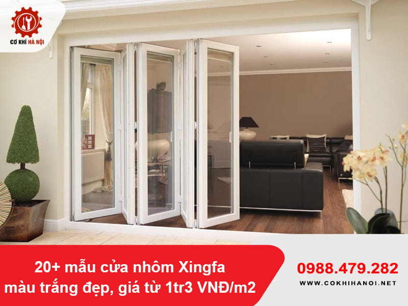 20+ mẫu cửa nhôm Xingfa màu trắng đẹp, giá từ 1tr3 VNĐ/m2 20+ mẫu cửa nhôm Xingfa màu trắng đẹp, giá từ 1tr3 VNĐ/m2