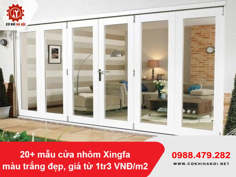 20+ mẫu cửa nhôm Xingfa màu trắng đẹp, giá từ 1tr3 VNĐ/m2 20+ mẫu cửa nhôm Xingfa màu trắng đẹp, giá từ 1tr3 VNĐ/m2