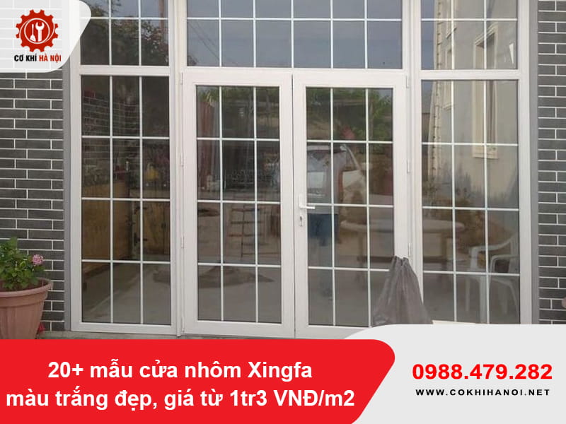 20+ mẫu cửa nhôm Xingfa màu trắng đẹp, giá từ 1tr3 VNĐ/m2 20+ mẫu cửa nhôm Xingfa màu trắng đẹp, giá từ 1tr3 VNĐ/m2