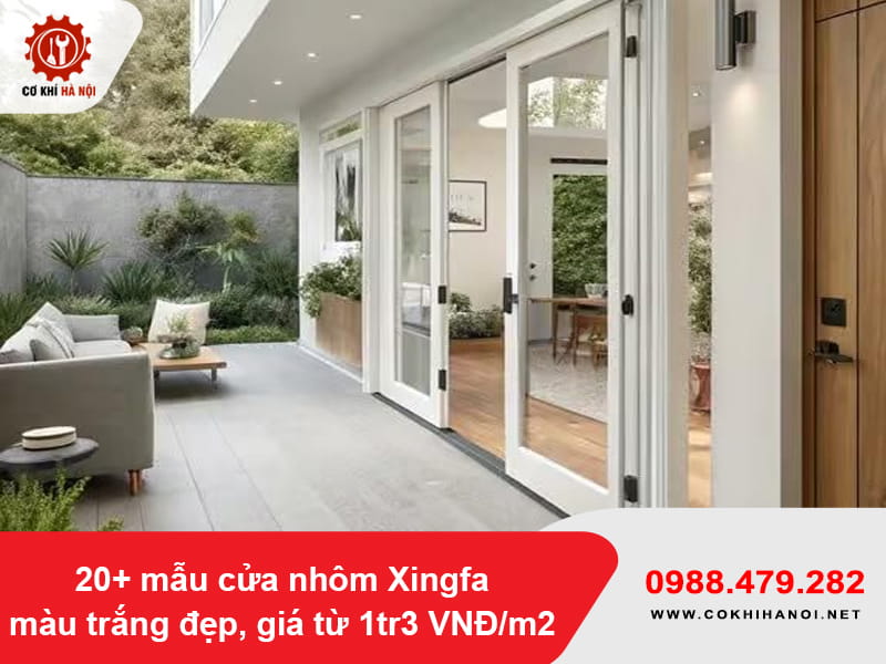 20+ mẫu cửa nhôm Xingfa màu trắng đẹp, giá từ 1tr3 VNĐ/m2 20+ mẫu cửa nhôm Xingfa màu trắng đẹp, giá từ 1tr3 VNĐ/m2