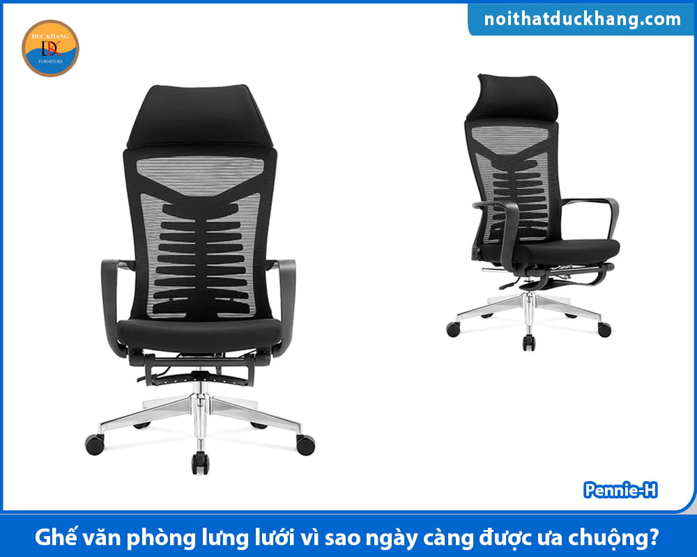 Ghế văn phòng lưng lưới vì sao ngày càng được ưa chuộng? Ghế văn phòng lưng lưới vì sao ngày càng được ưa chuộng?