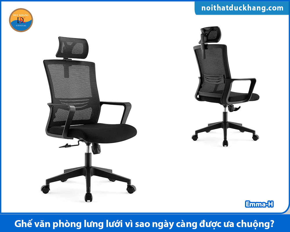 Ghế văn phòng lưng lưới vì sao ngày càng được ưa chuộng? Ghế văn phòng lưng lưới vì sao ngày càng được ưa chuộng?