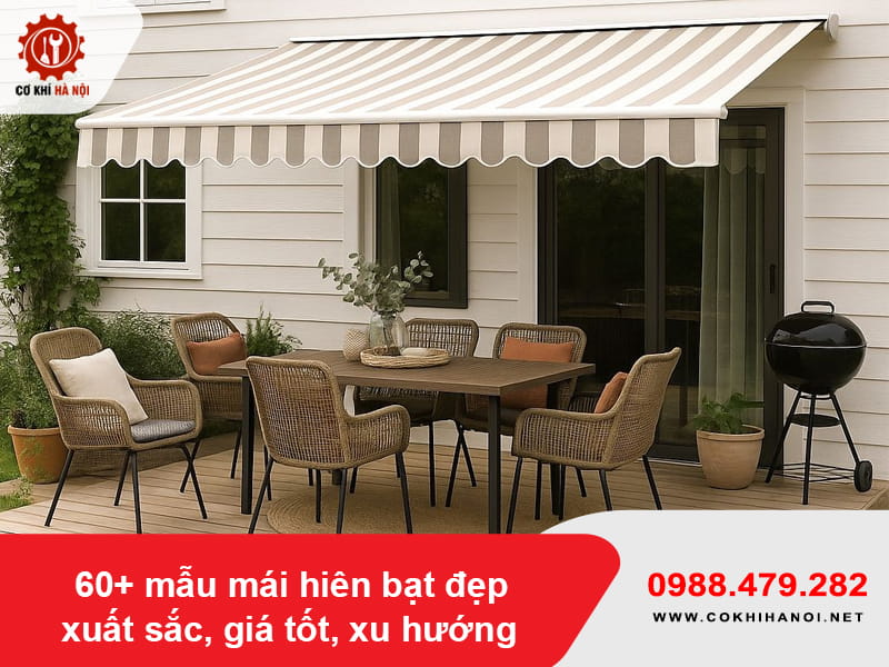 60+ mẫu mái hiên bạt đẹp xuất sắc, giá tốt, xu hướng 2026