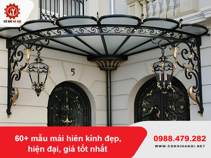 60+ mẫu mái hiên kính đẹp, hiện đại, giá tốt nhất 2026