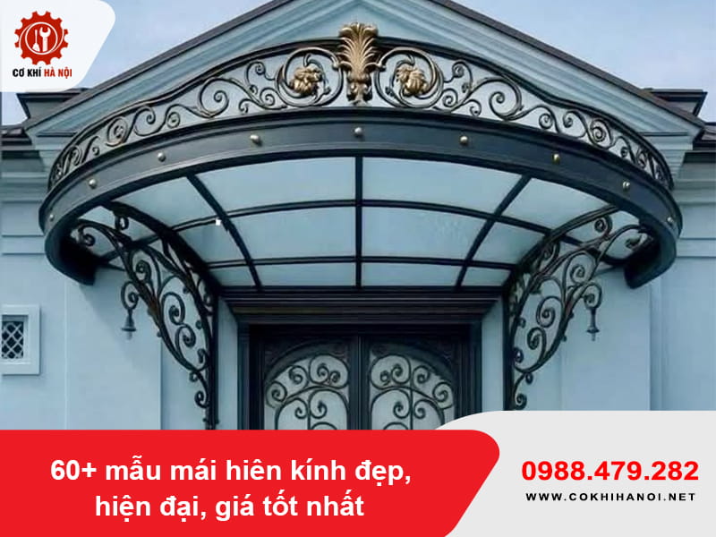 60+ mẫu mái hiên kính đẹp, hiện đại, giá tốt nhất 2026