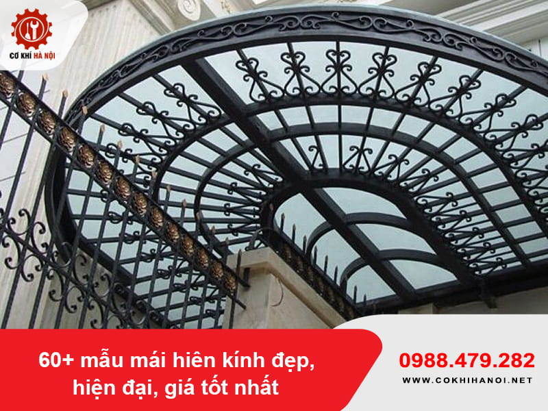60+ mẫu mái hiên kính đẹp, hiện đại, giá tốt nhất 2026